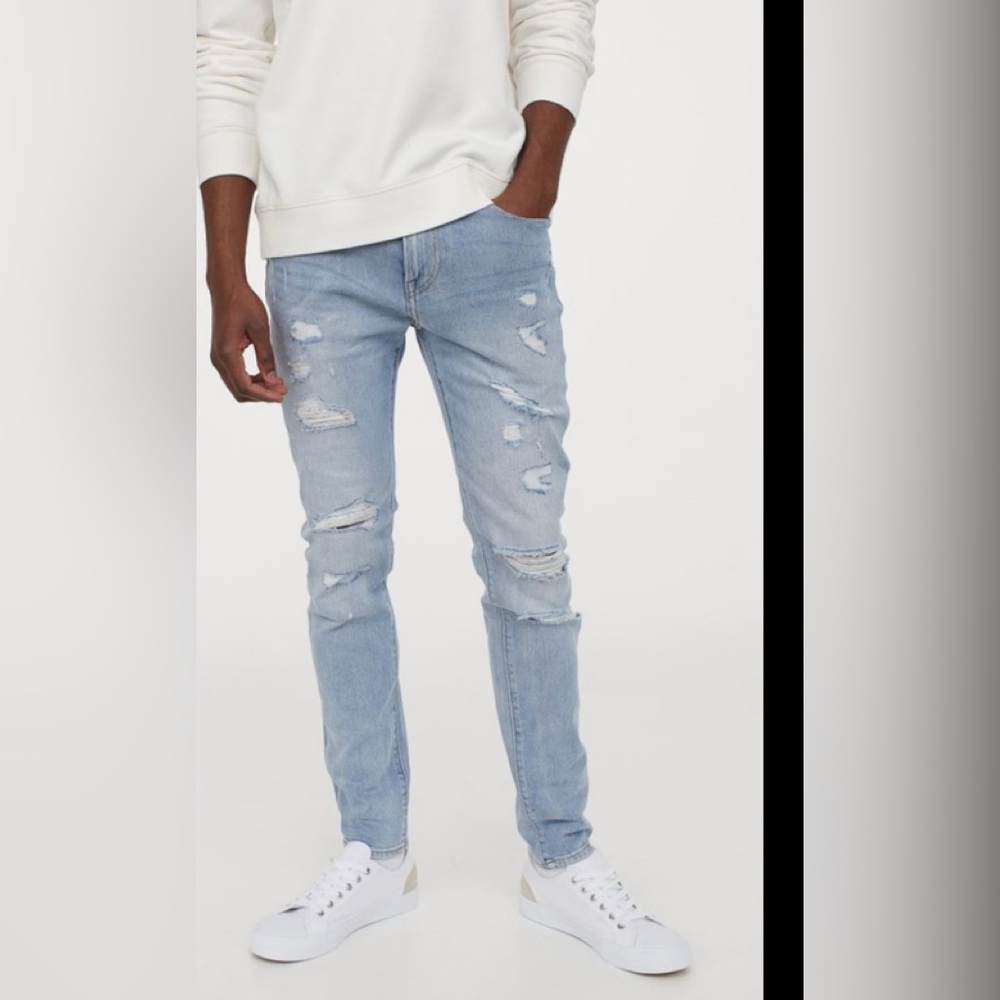 H&M Skinny Coupe Moulante & Denim Jeans